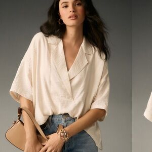 Anthropologie Dylon white